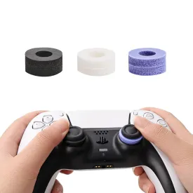 6 Pack Silicone Rubber Rings for PlayStation 5 Accessories, Precision Rings for PS5, Gaming Accessories for PS4for PS5, for PS Portal, for Xbox One, for Xbox Elite(Black/White/Purple)