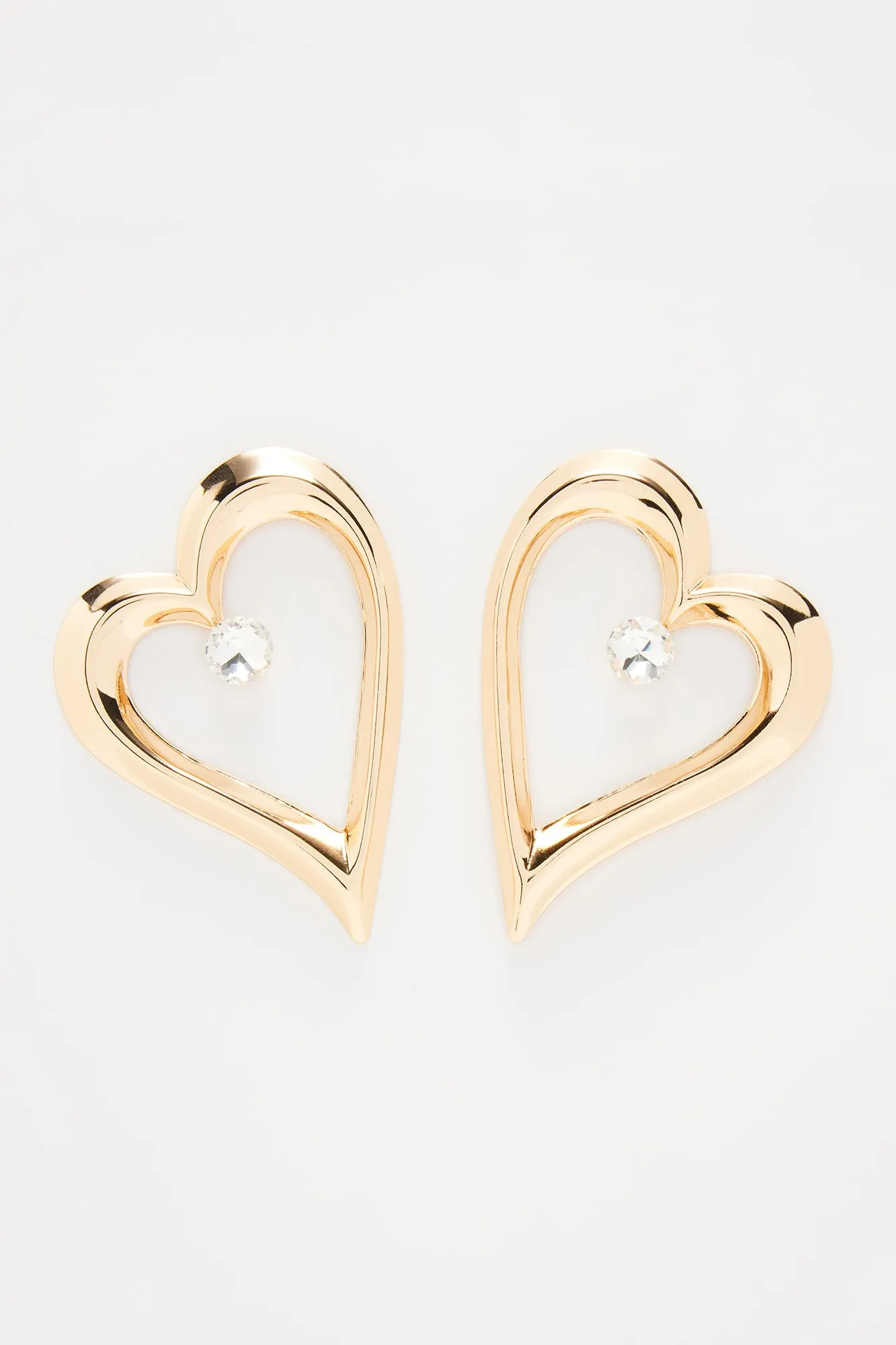 Always Have A Place In My Heart Earrings - Gold