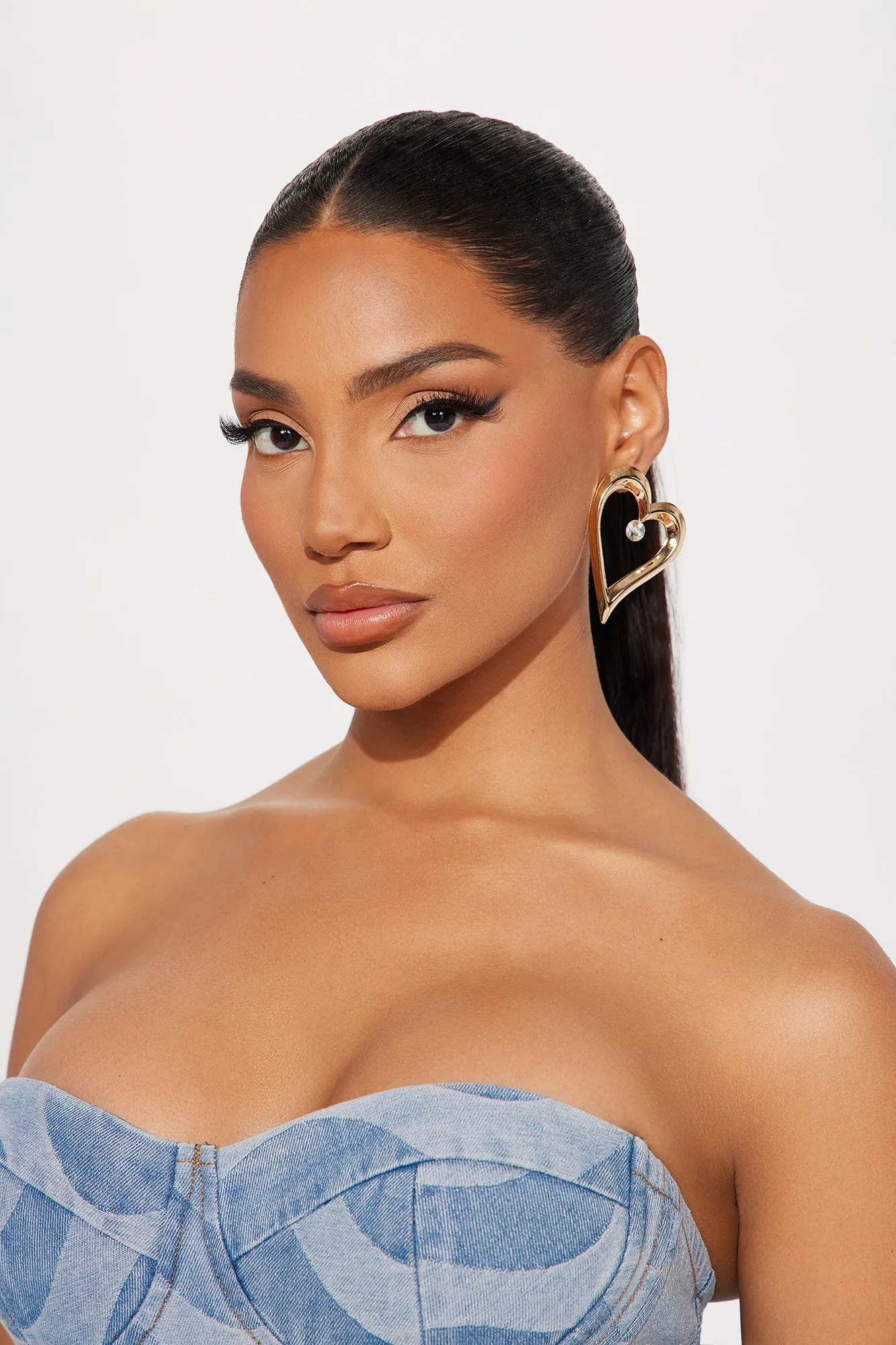 Always Have A Place In My Heart Earrings - Gold
