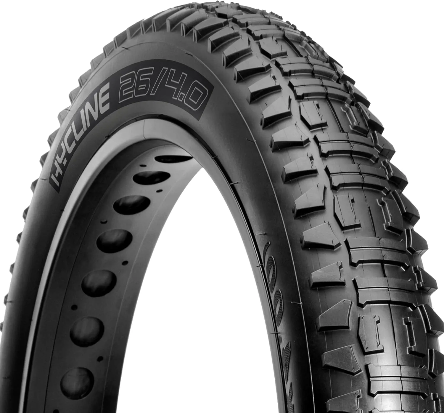 Hycline Ebike Replacement Fat Tire: 20x4.0 Inch Heavy Duty Folding Electric Fat Tires, All-Terrain High-Density Bicycle Tires for Street or Trail Riding