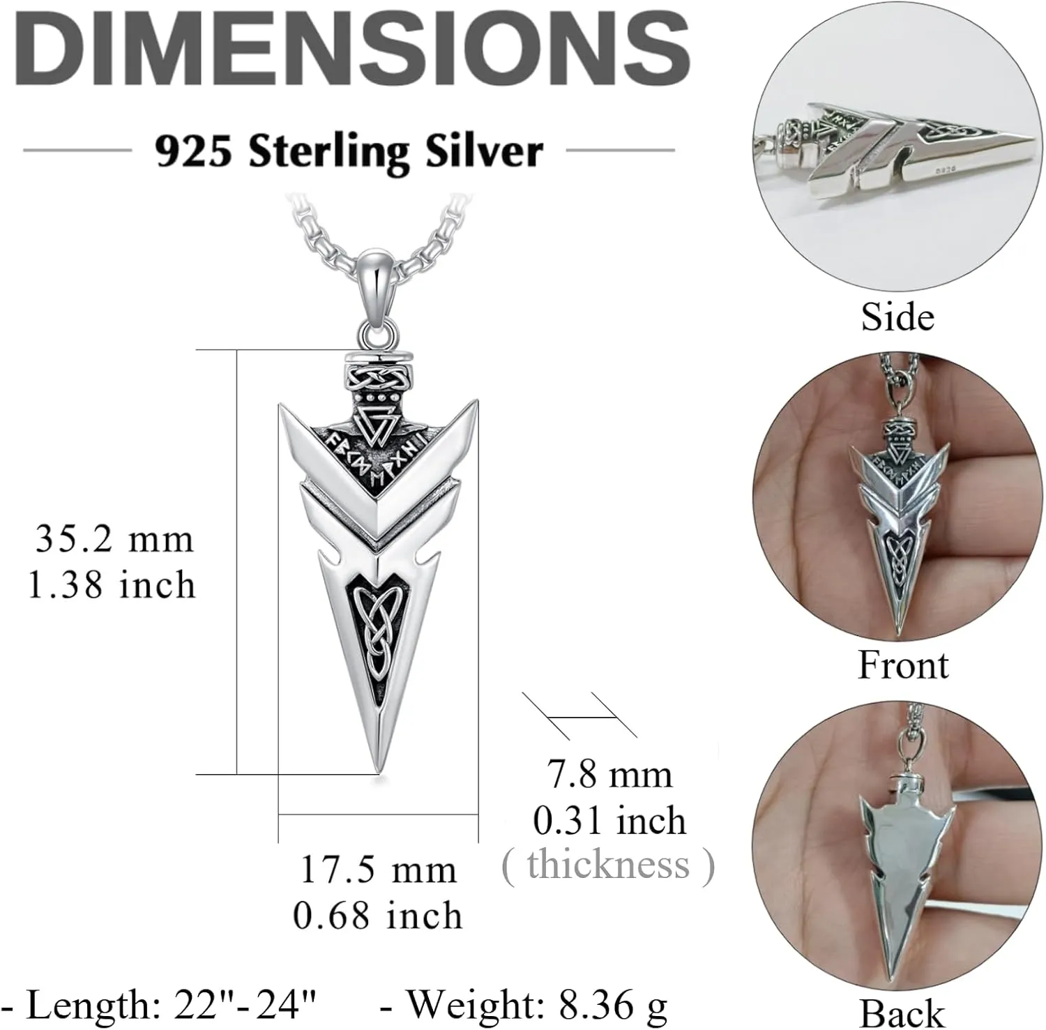 SIMONLY Urn Necklace for Human Ashes 925 Sterling Silver Hummingbird/Dragonfly/Luna Moth Crystal Moonstone Memorial Necklace Cremation Jewelry for Women Men Mom